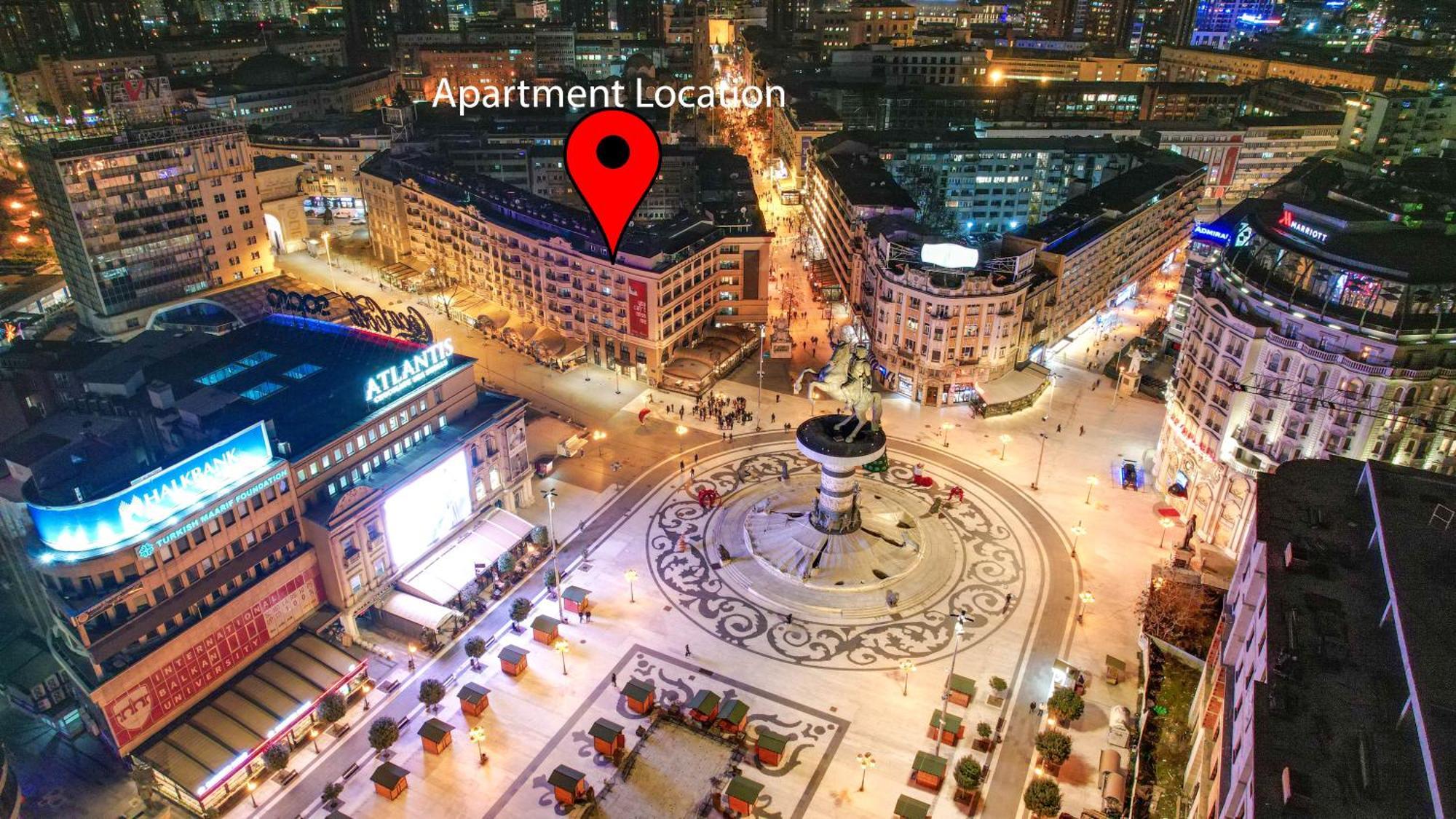 Apartment Skopje Square المظهر الخارجي الصورة